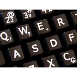 Portuguese Brazilian Large Lettering keyboard stickers