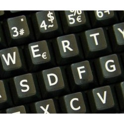 Spanish Large Lettering keyboard stickers