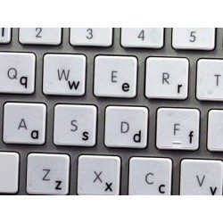 Apple English Lower case transparent keyboard sticker