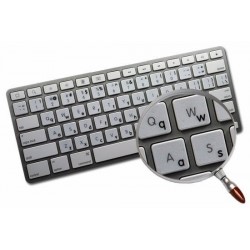 Apple English Lower case transparent keyboard sticker