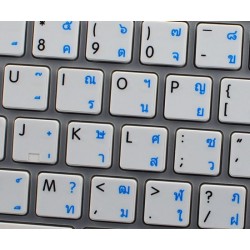 Apple Thai English Kedmanee non-transparent keyboard sticker apple