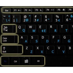 Function keys for laptop non-transparent keyboard sticker