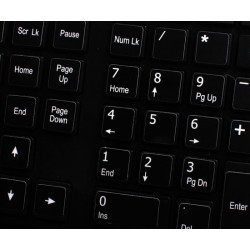 Function keys for desktop non-transparent keyboard sticker