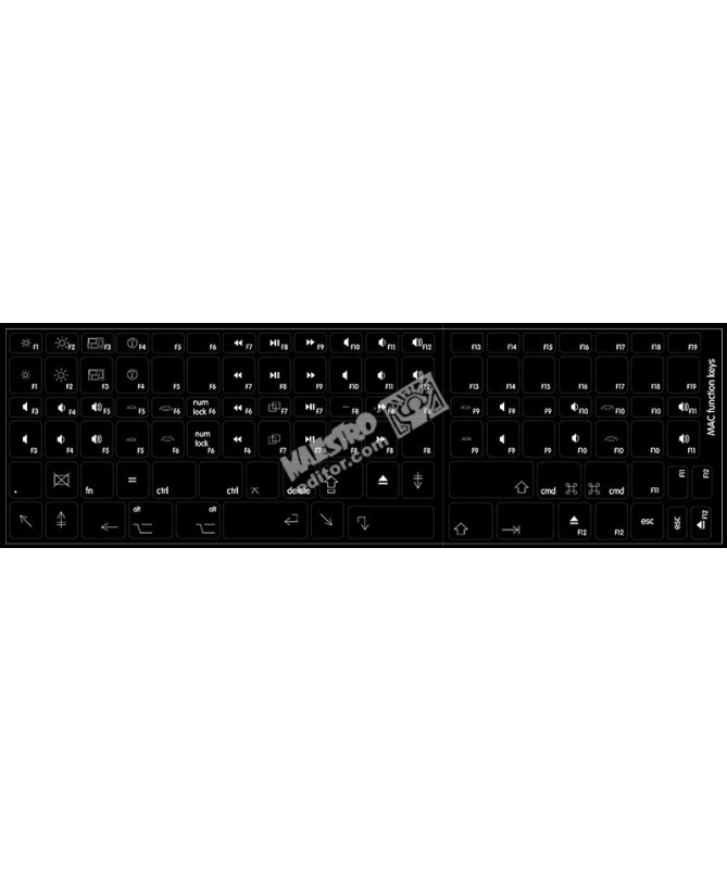 Mac Function Key Sticker Mac function non-tr