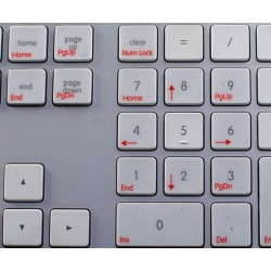 Boot Camp Danish transparent keyboard sticker APPLE SIZE