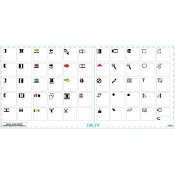 Avid Media Composer transparent keyboard sticker