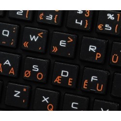 Apple Dvorak Programmer transparent keyboard sticker