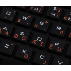 Apple Dvorak Programmer transparent keyboard sticker