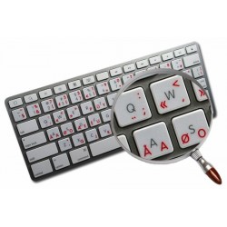 Apple Dvorak Programmer transparent keyboard sticker