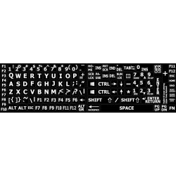 English US Large Lettering Upper case keyboard stickers