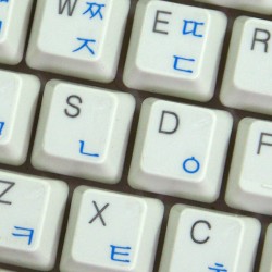 Korean transparent keyboard...