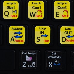 DJAY keyboard sticker