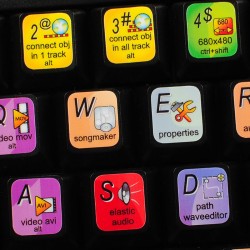 MUSIC MAKER keyboard sticker