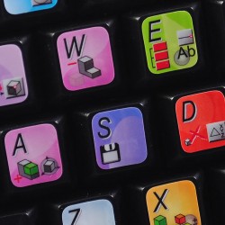 VariCAD keyboard sticker