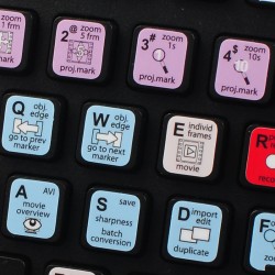 Video Pro X keyboard sticker