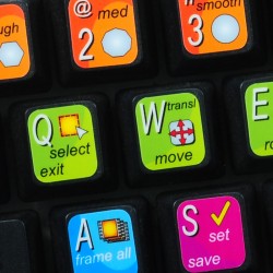 Autodesk Maya keyboard sticker