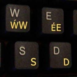 Welsh transparent keyboard...