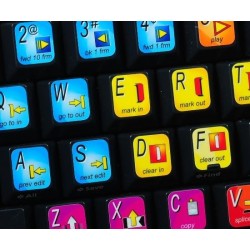 Avid News Cutter keyboard sticker