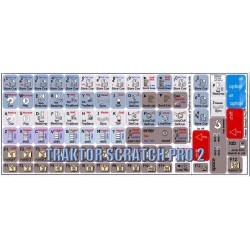 TRAKTOR SCRATCH PRO keyboard sticker