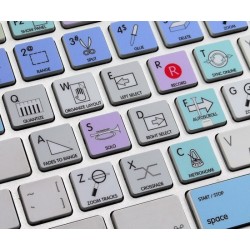 CUBASE / NUENDO Galaxy series keyboard sticker  apple