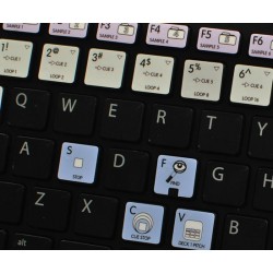 VIRTUAL DJ Galaxy series keyboard sticker apple