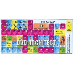 DVD Architect keyboard sticker
