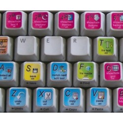 DVD Architect keyboard sticker