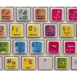 Apple Motion keyboard sticker