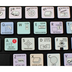 Apple Motion Galaxy series keyboard sticker