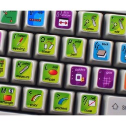 INDESIGN keyboard sticker