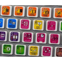 Magix Vegas keyboard sticker