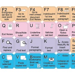 IBM Lotus Notes keyboard sticker