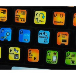 Microsoft Word keyboard sticker