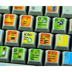 Microsoft Word keyboard sticker