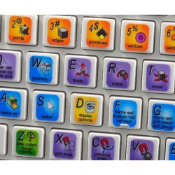 Houdini Master keyboard sticker