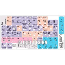 ALIBRE DESIGN keyboard sticker