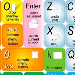 Adobe Encore keyboard sticker