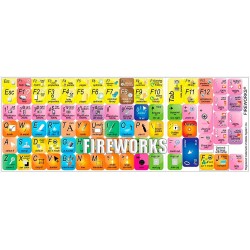 Adobe Fireworks keyboard sticker