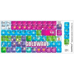 Goldwave keyboard sticker