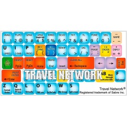 Travel Network keyboard sticker