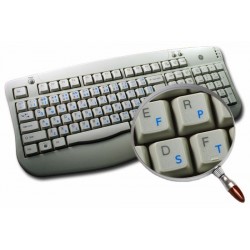 Colemak transparent keyboard  stickers