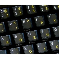 Dvorak English non-transparent keyboard  stickers 11x13