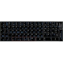 Programmer Dvorak English non-transparent keyboard stickers 14x14